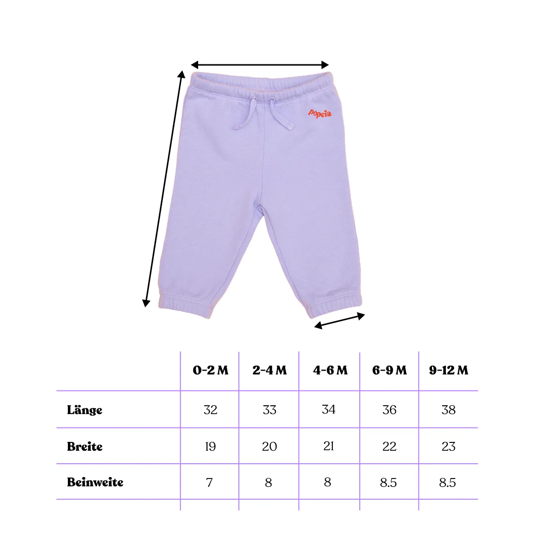 Baby Kindness Sweatpants aus Bio-Baumwolle in Lila - Image 8