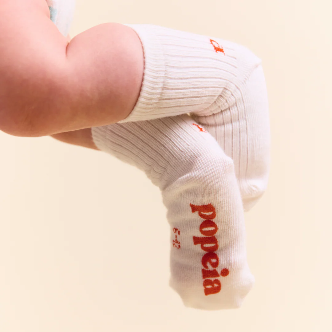 Gemischtes Set (Baby): Socken aus Bio-Baumwolle in Off-White in 2 Größen - Image 3
