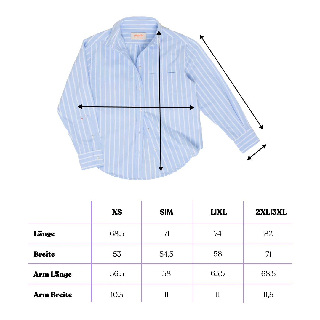 Hemdbluse Set Gestreift in Blau/Weiß - Image 9