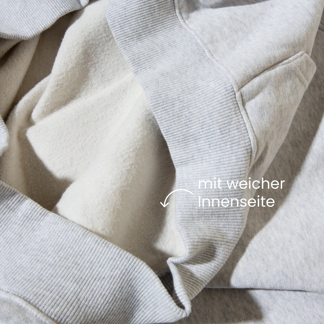Hoodie aus Bio-Baumwolle in Grau - Image 8