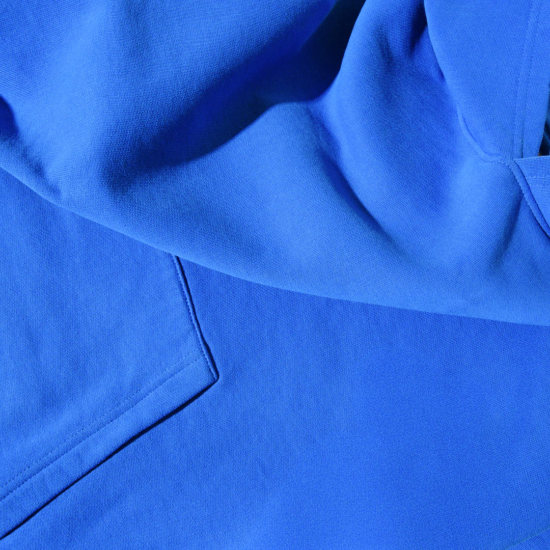 Hoodie aus Bio-Baumwolle in Königsblau - Image 8