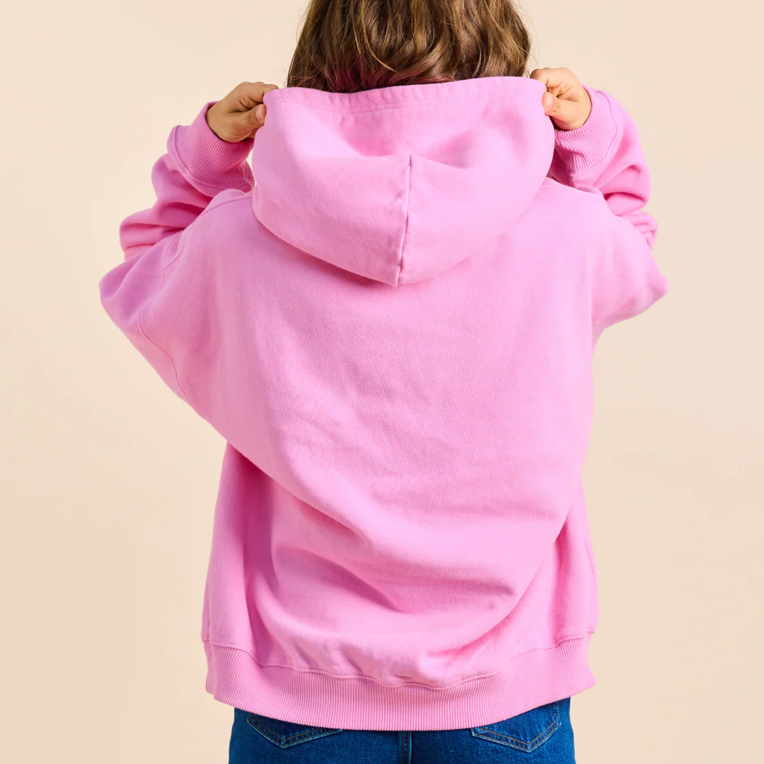 Hoodie aus Bio-Baumwolle in Pink - Image 7