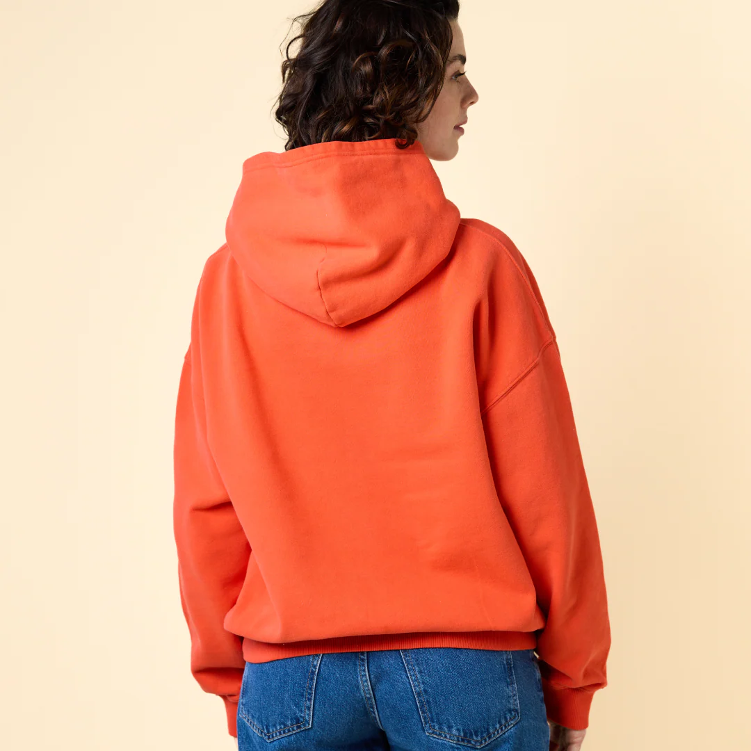 Hoodie aus Bio-Baumwolle in popeia Rot - Image 5