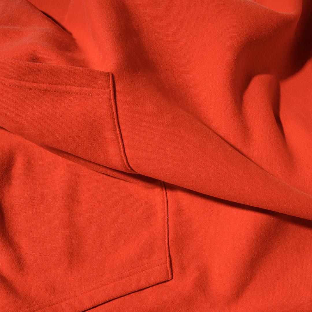 Hoodie aus Bio-Baumwolle in popeia Rot - Image 9