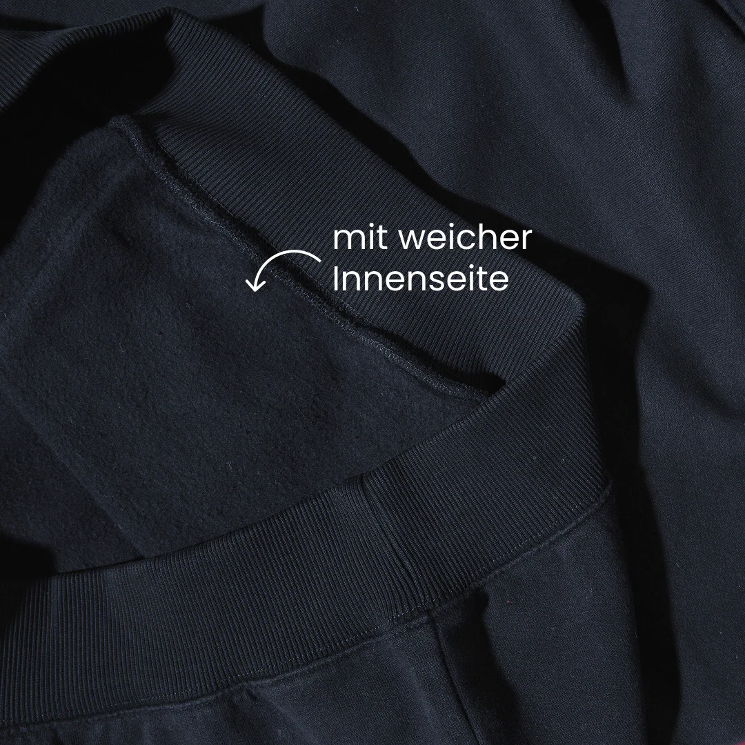 Hoodie aus Bio-Baumwolle in Schwarz - Image 8