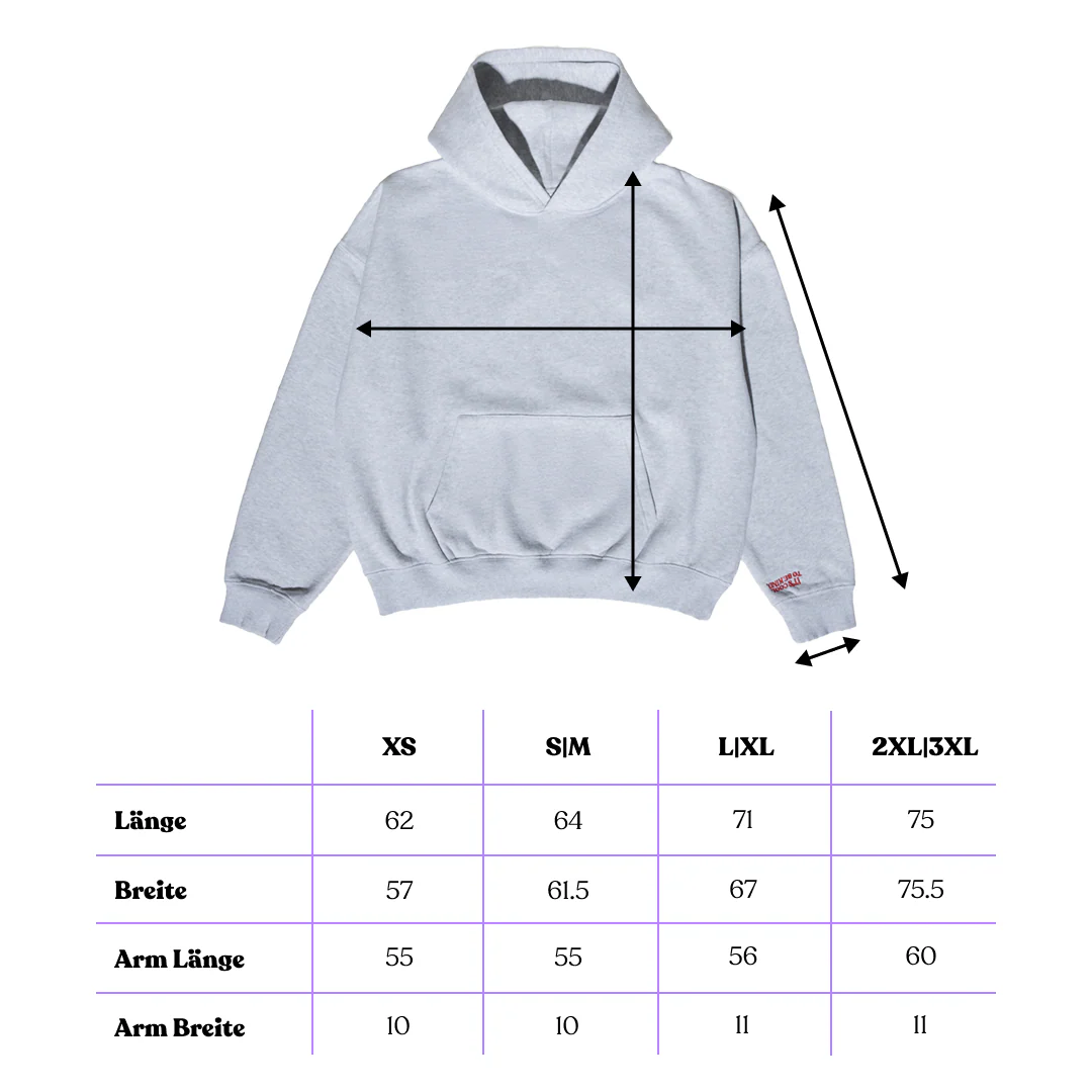 Hoodie aus Bio-Baumwolle in Grau - Image 9