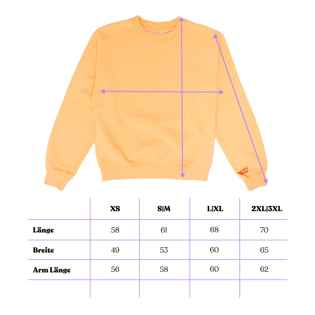 Kindness Sweater aus Bio-Baumwolle in Apricot - Image 6