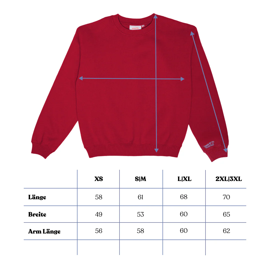 Kindness Sweater aus Bio-Baumwolle in Bordeaux - Image 9