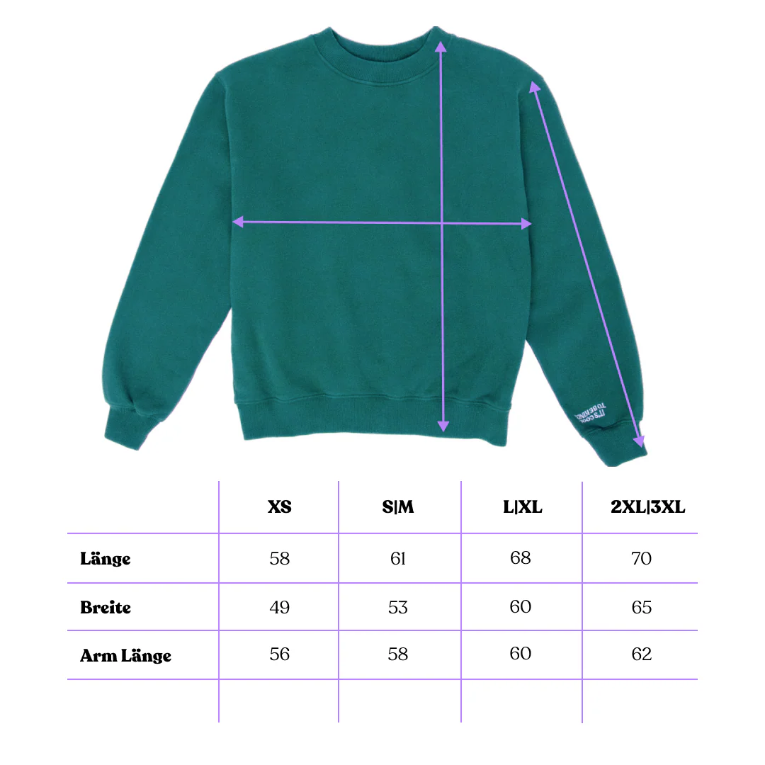 Kindness Sweater aus Bio-Baumwolle in College Grün - Image 7