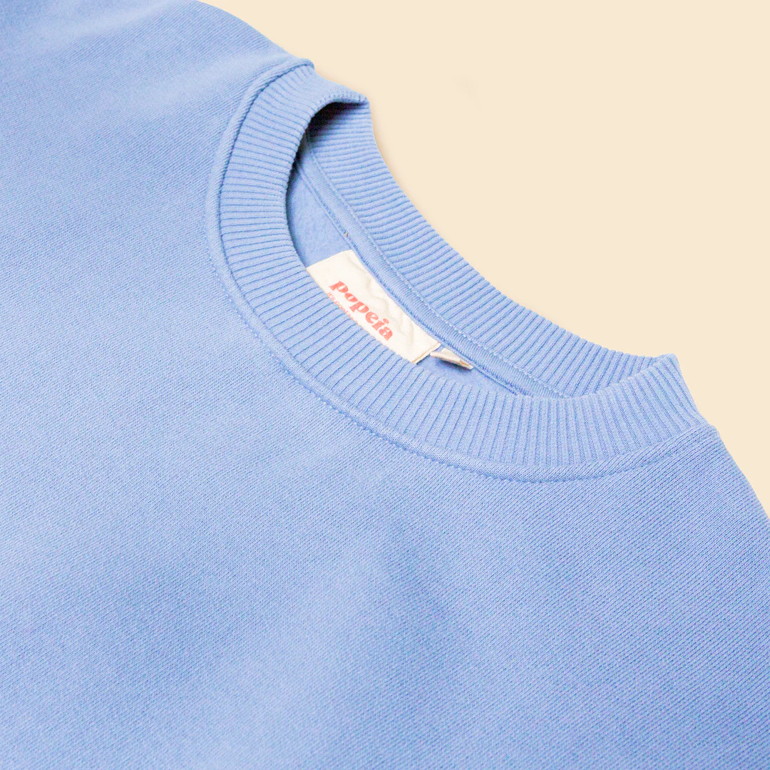 Kindness Sweater aus Bio-Baumwolle in Eisblau - Image 6