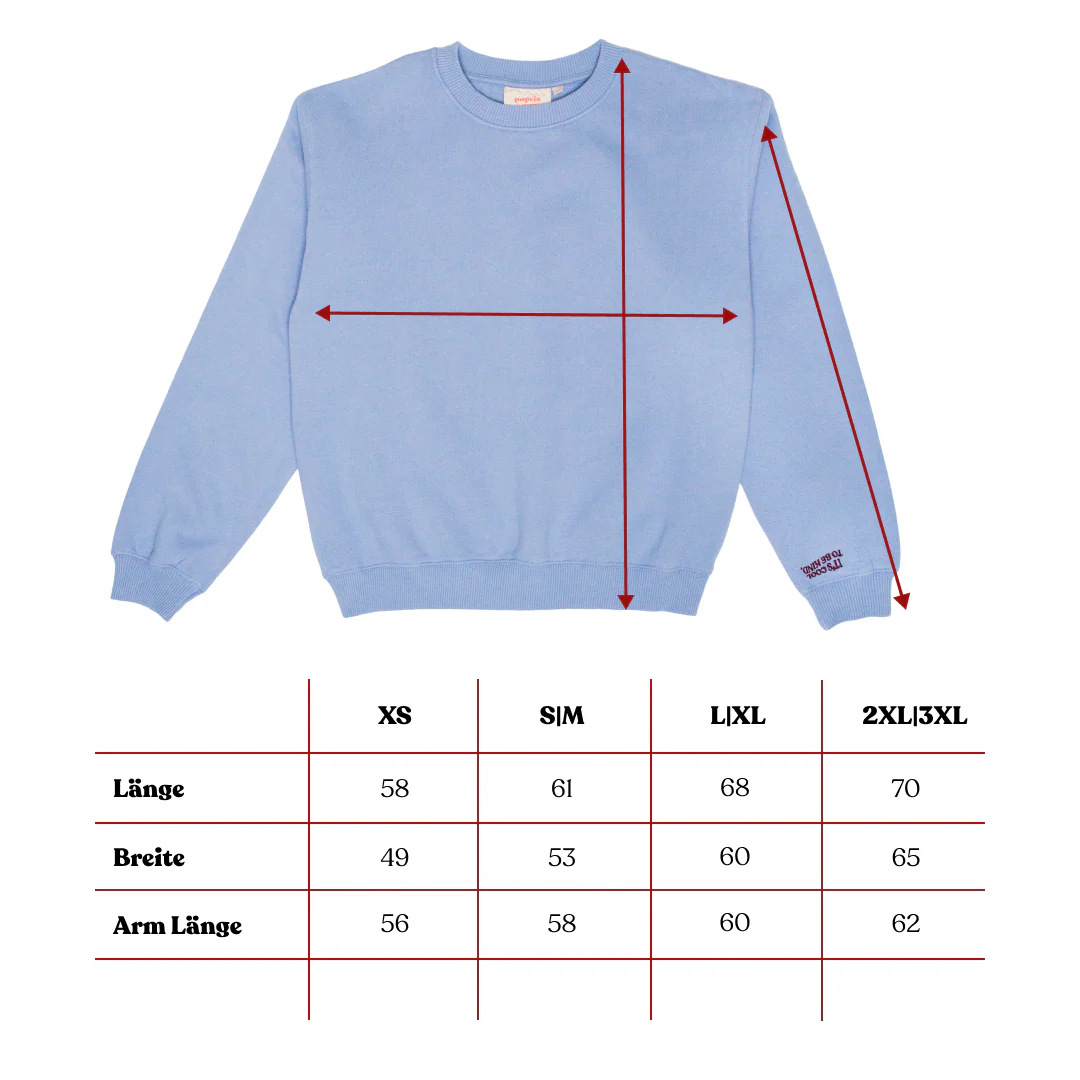 Kindness Sweater aus Bio-Baumwolle in Eisblau - Image 9