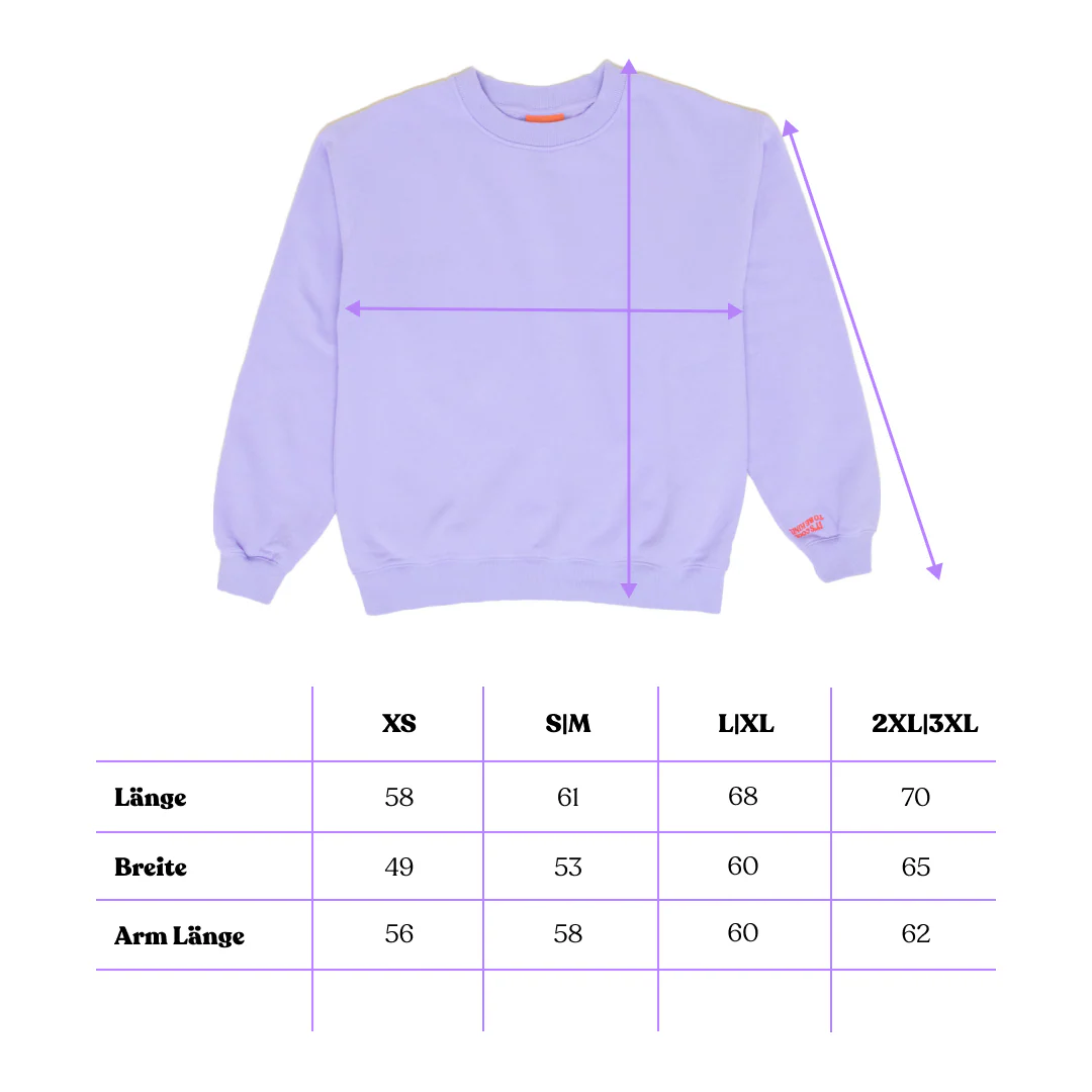 Kindness Sweater aus Bio-Baumwolle in Lila - Image 8