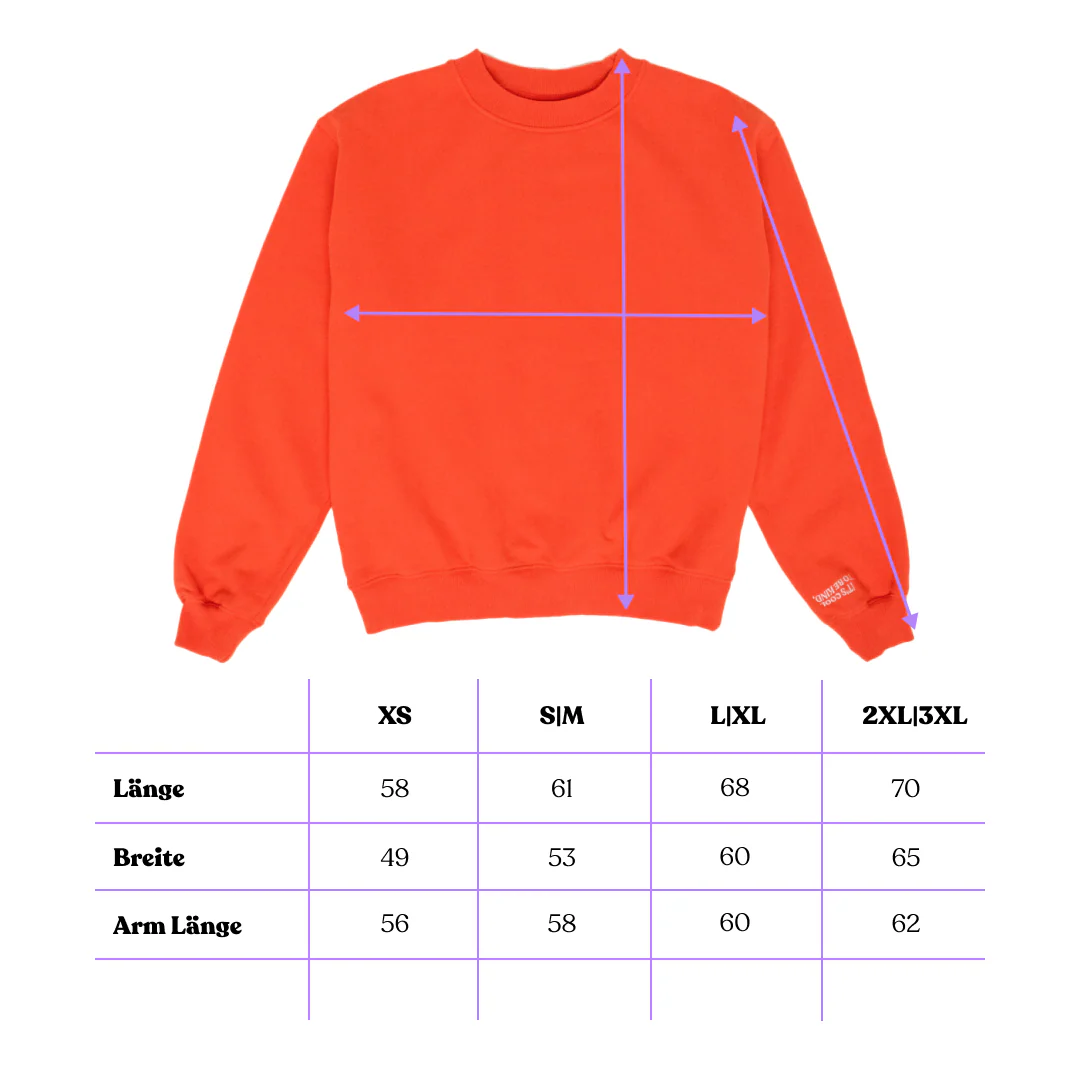 Kindness Sweater aus Bio-Baumwolle in popeia Rot - Image 7
