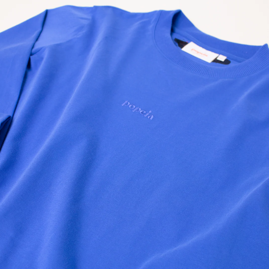 Langarmshirt aus Bio-Baumwolle in Königsblau - Image 6