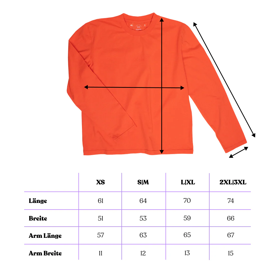 Langarmshirt aus Bio-Baumwolle in popeia Rot - Image 6