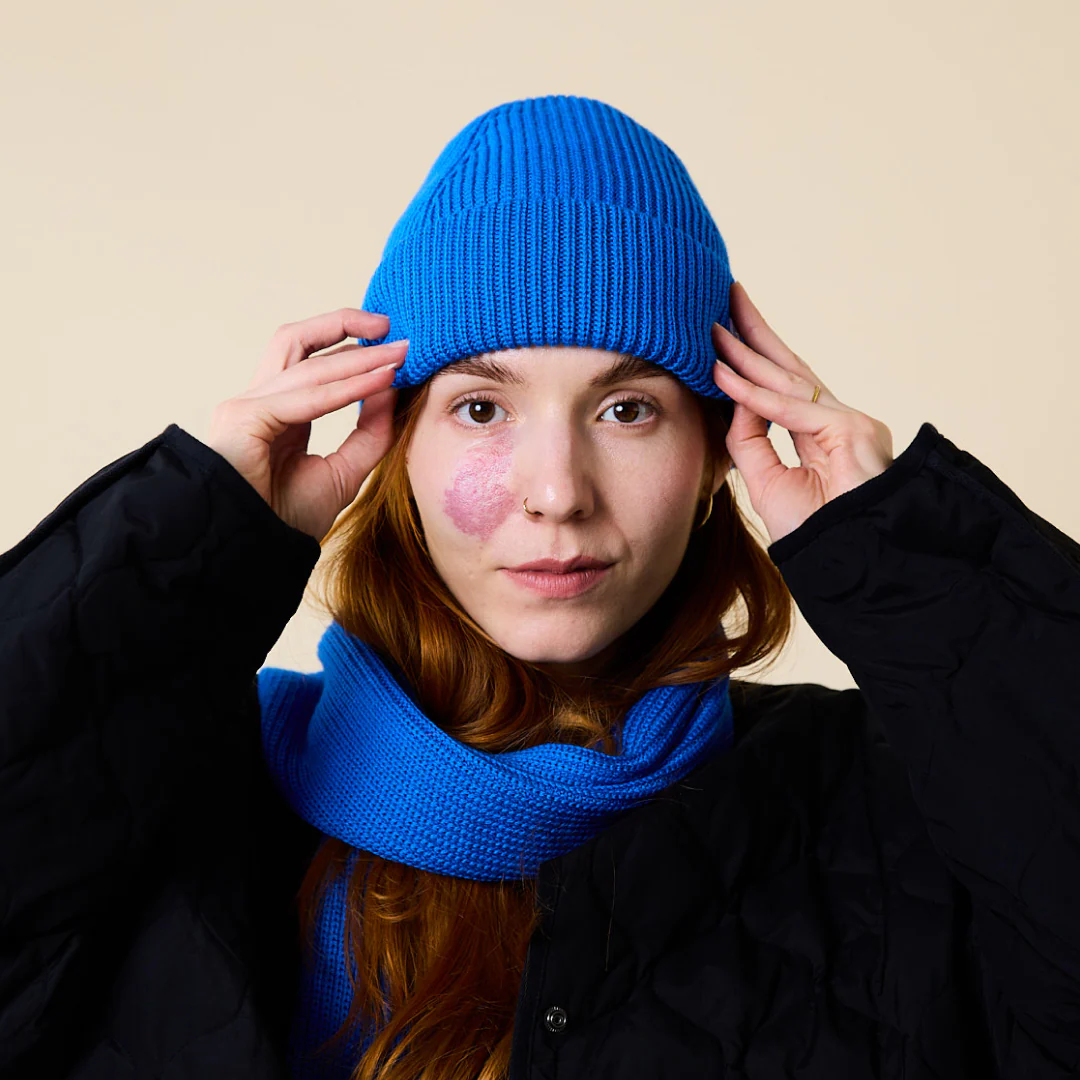 Matching Mama - Beanie Set in Königsblau - Image 4