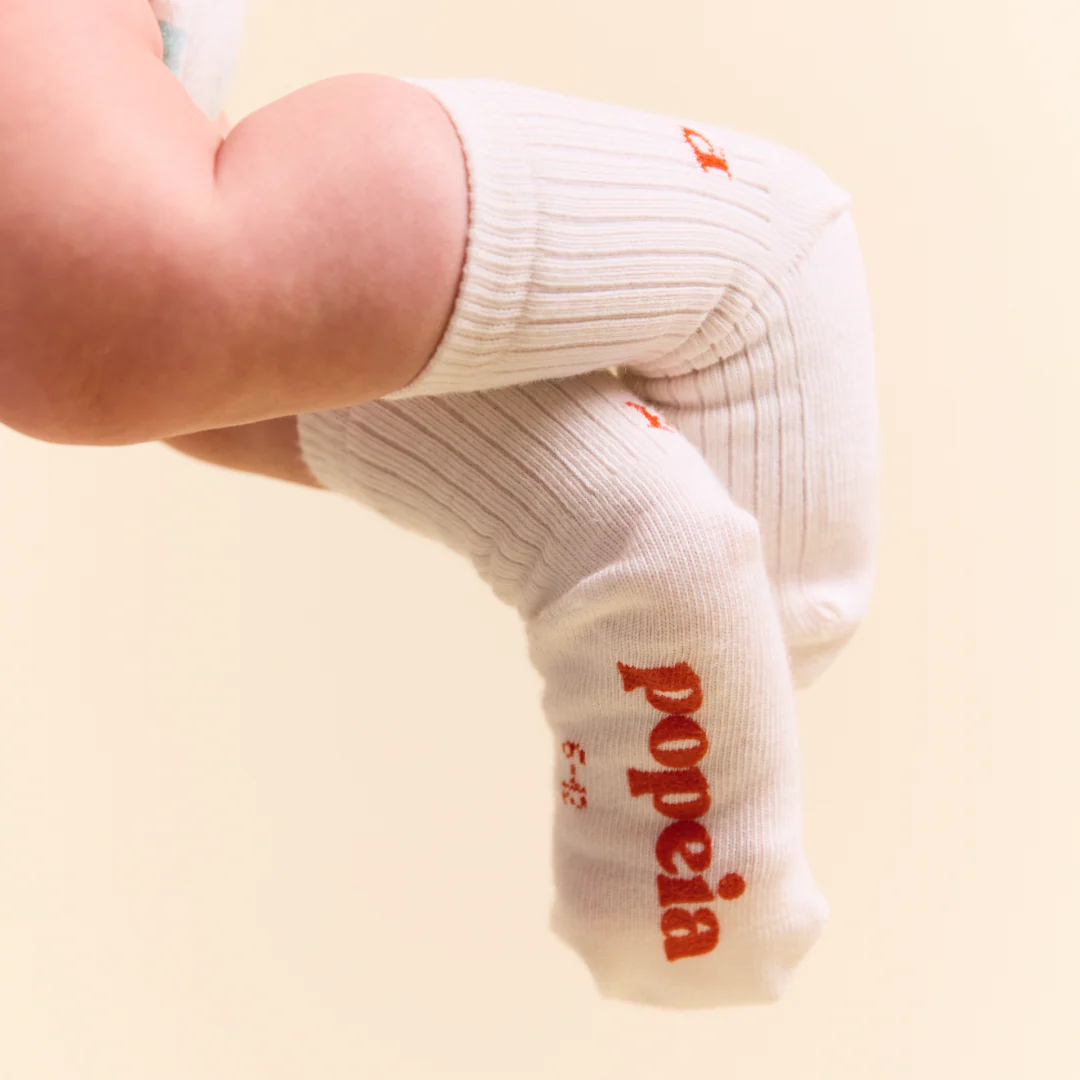 Matching Mama - 6er-Set (The Casual Ankle): Socken aus Bio-Baumwolle in Off-White - Image 10