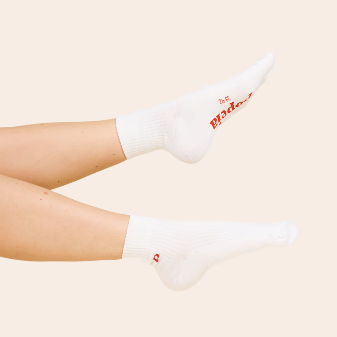 Matching Mama - 6er-Set (The Casual Ankle): Socken aus Bio-Baumwolle in Off-White - Image 11