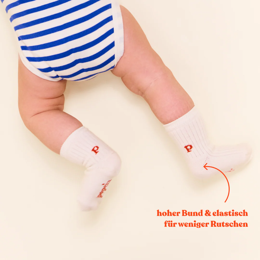 Matching Mama - 6er-Set (The Casual Ankle): Socken aus Bio-Baumwolle in Off-White - Image 3