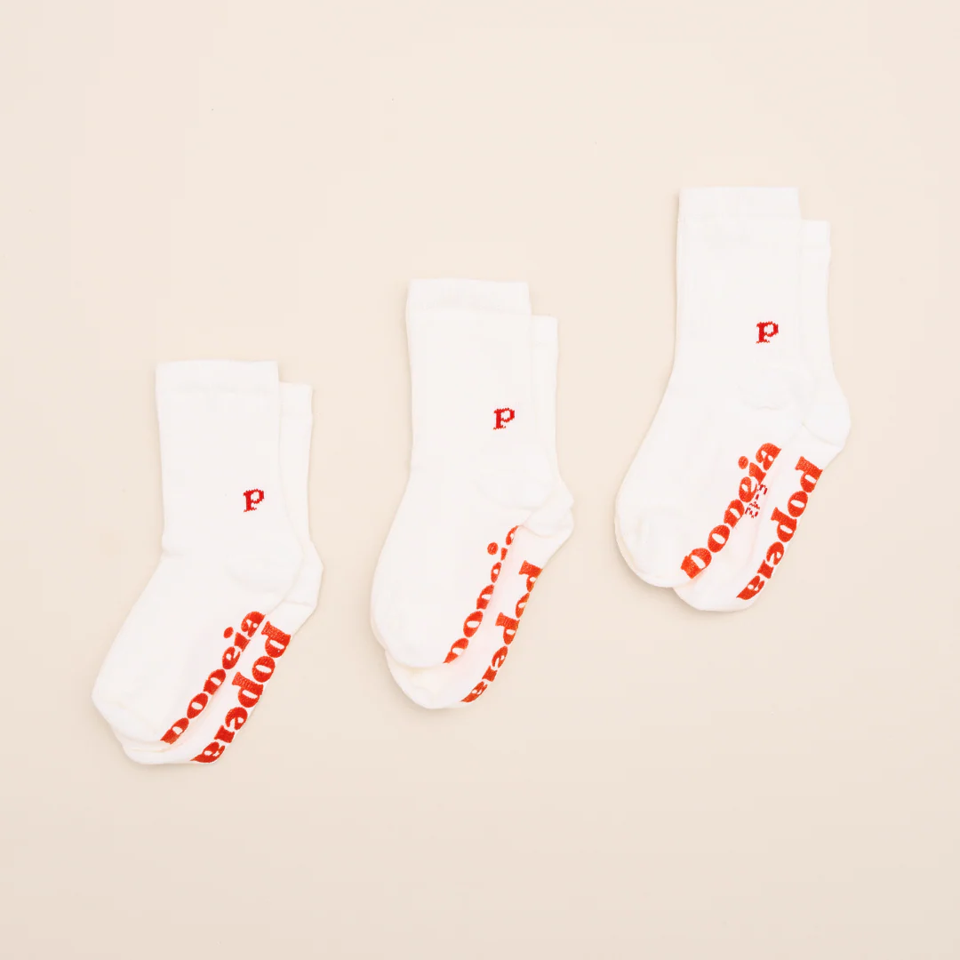 Matching Mama - 6er-Set (The Casual Ankle): Socken aus Bio-Baumwolle in Off-White - Image 9