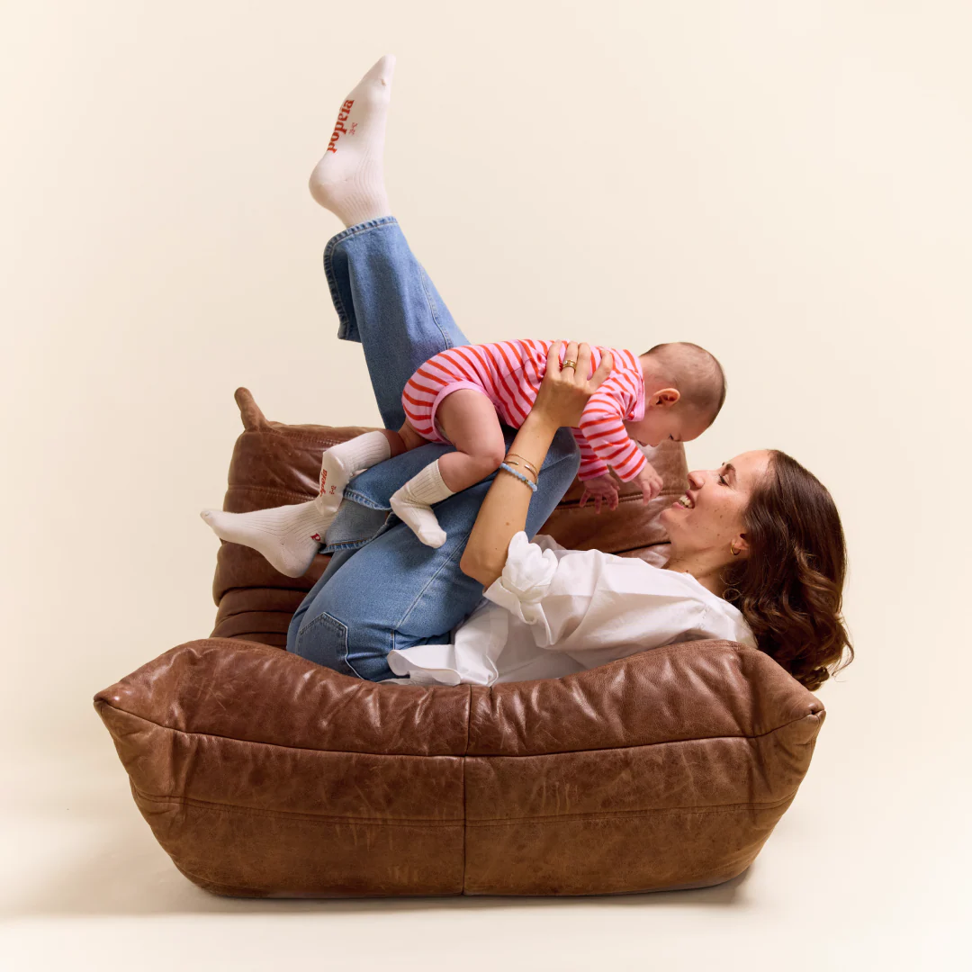 Matching Mama - 6er-Set (The Casual Ankle): Socken aus Bio-Baumwolle in Off-White - Image 6