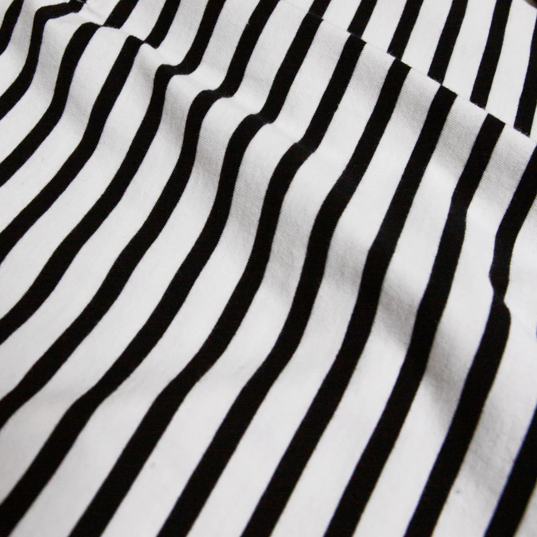 Poloshirt Gestreift aus Bio-Baumwolle in Schwarz/Off-White - Image 7