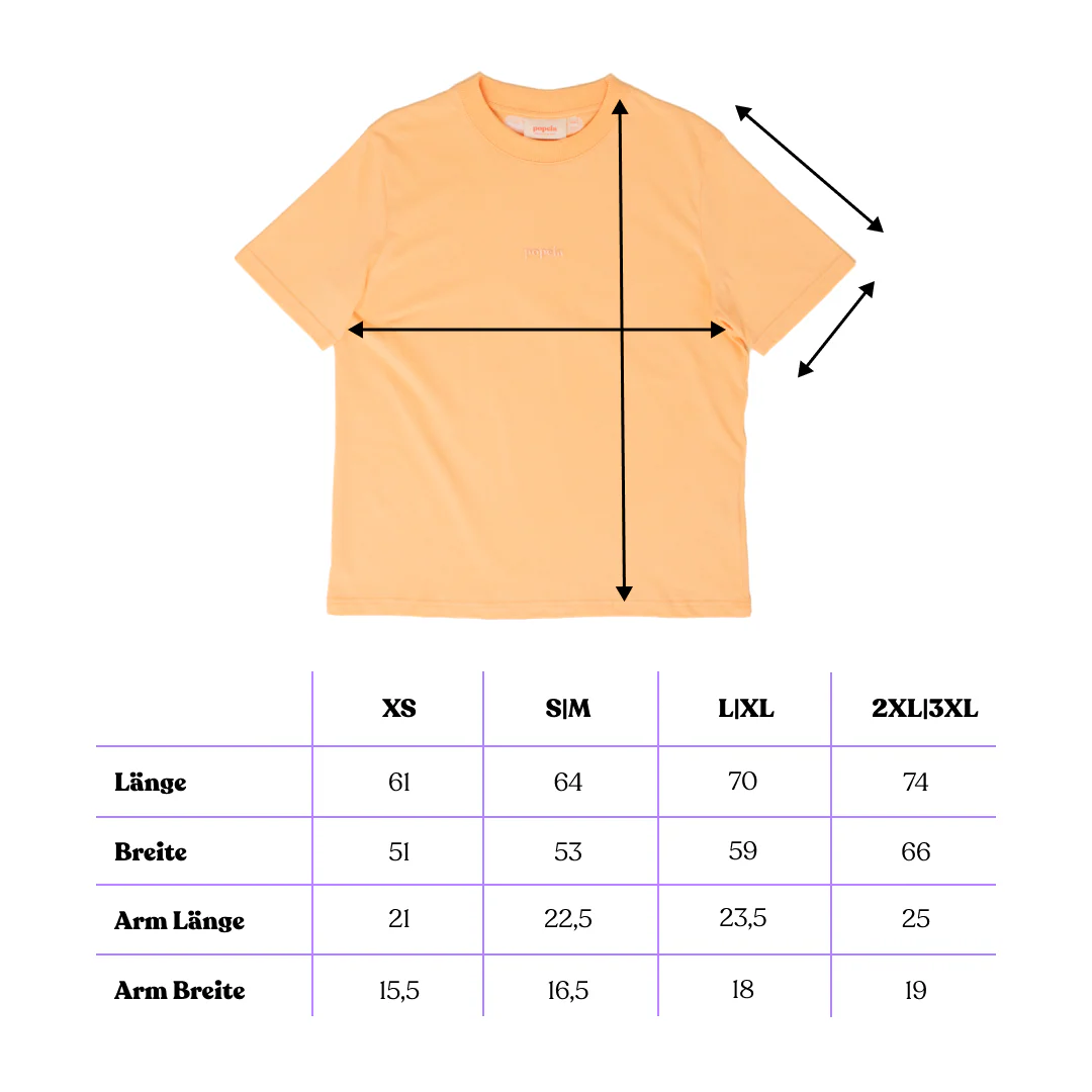 T-Shirt aus Bio-Baumwolle in Apricot - Image 7