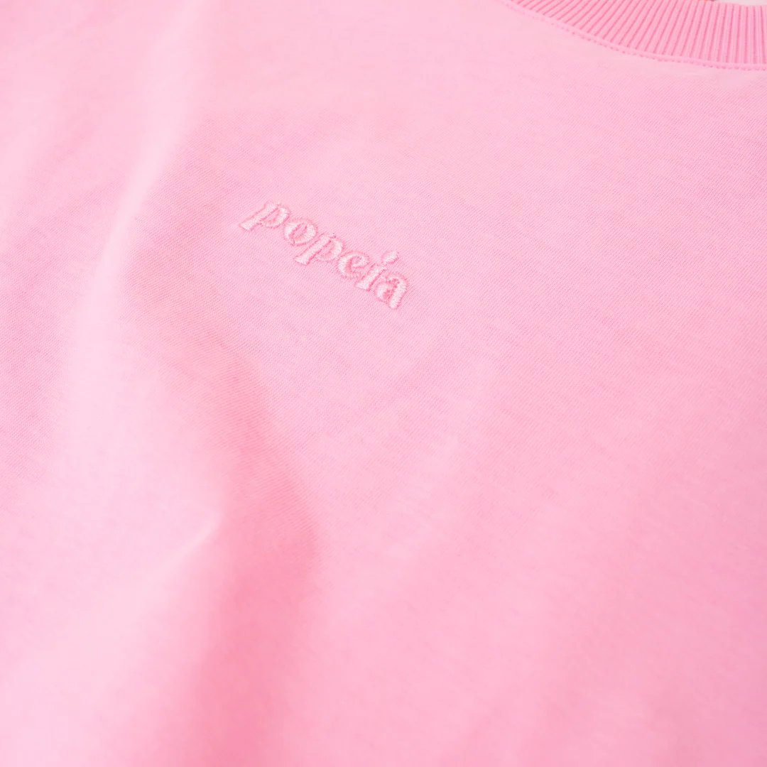 T-Shirt aus Bio-Baumwolle in Pink - Image 6
