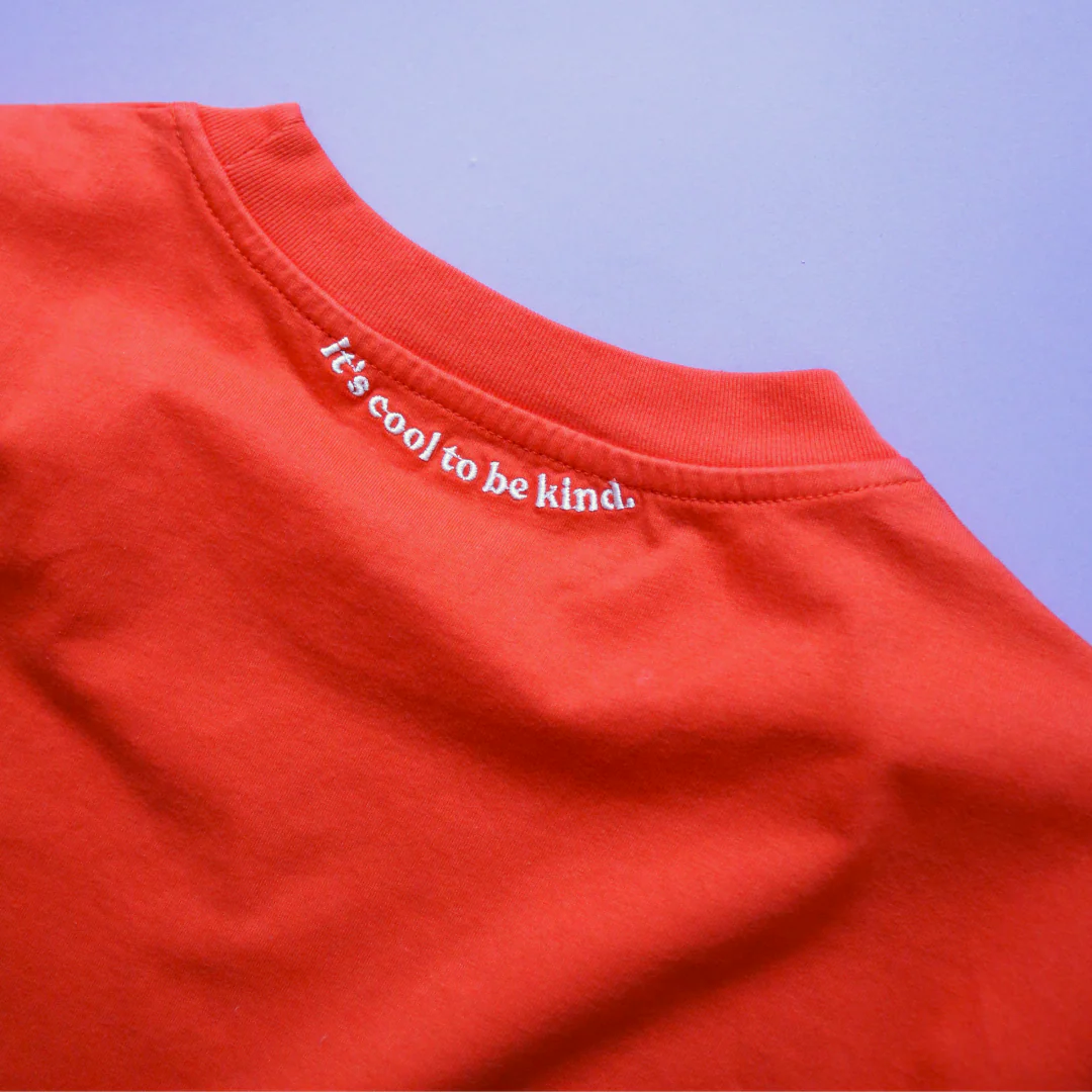 T-Shirt aus Bio-Baumwolle in popeia Rot - Image 4