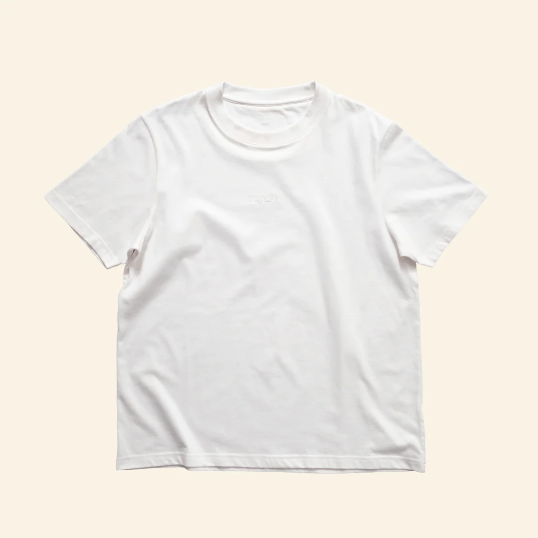 T-Shirt aus Bio-Baumwolle in Off-White - Image 7
