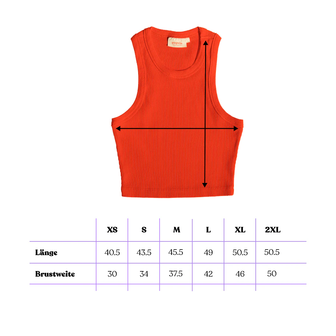 The 24/7 Crop Top aus Bio-Baumwolle in popeia Rot - Image 9