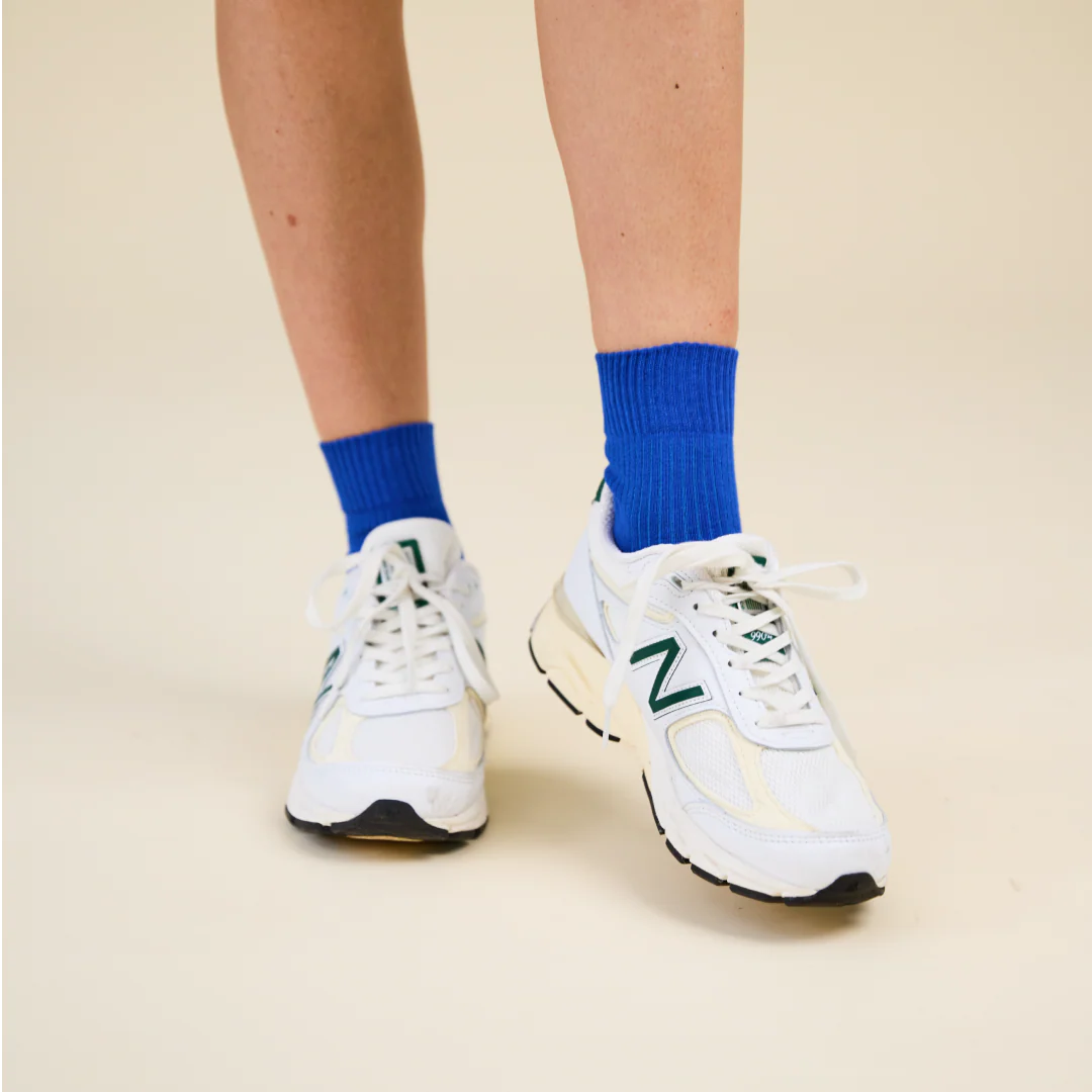 The Casual - Ankle Socken aus Bio-Baumwolle in Königsblau - Image 3