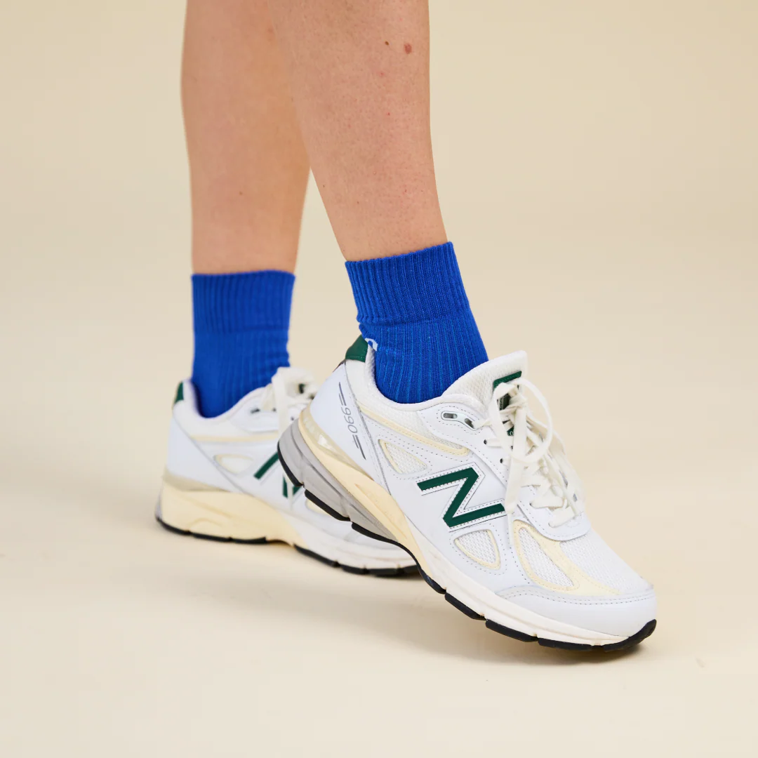 The Casual - Ankle Socken aus Bio-Baumwolle in Königsblau - Image 4