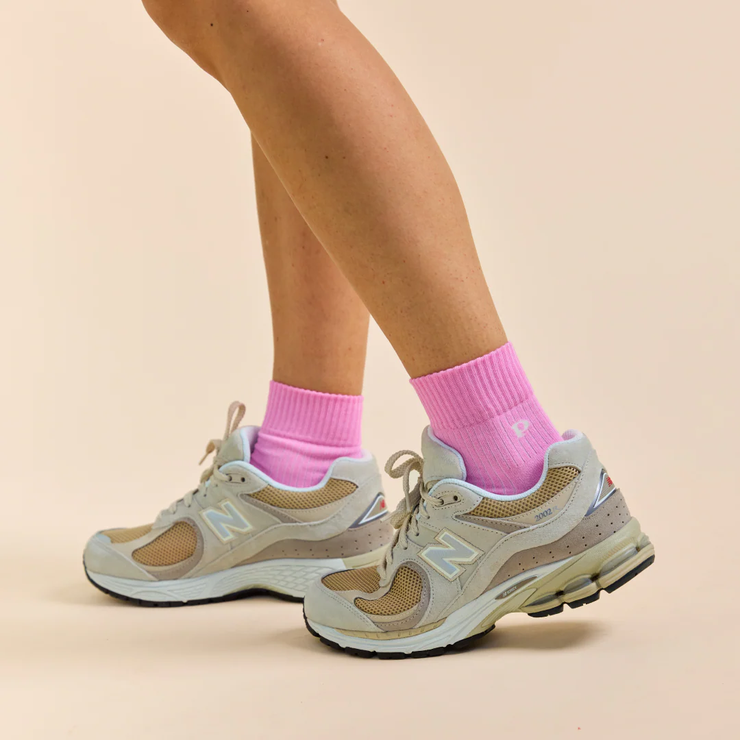 The Casual - Ankle Socken aus Bio-Baumwolle in Pink - Image 3