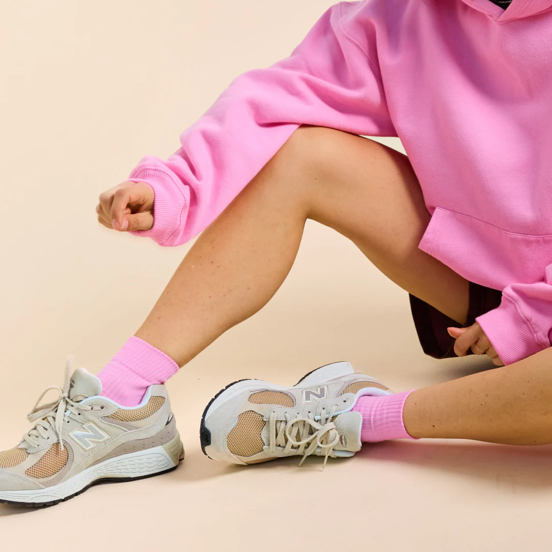The Casual - Ankle Socken aus Bio-Baumwolle in Pink - Image 4