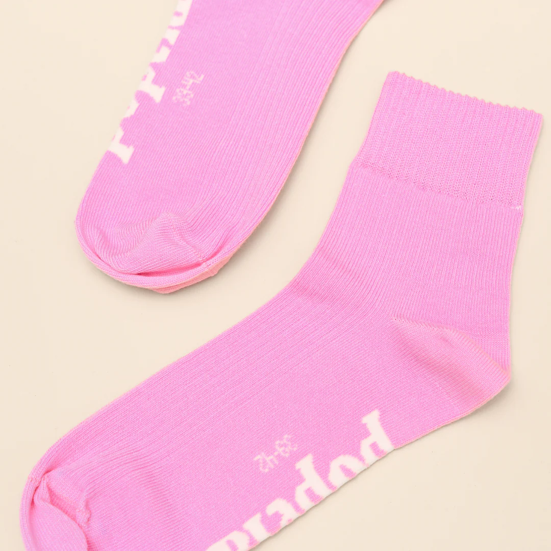 The Casual - Ankle Socken aus Bio-Baumwolle in Pink - Image 5