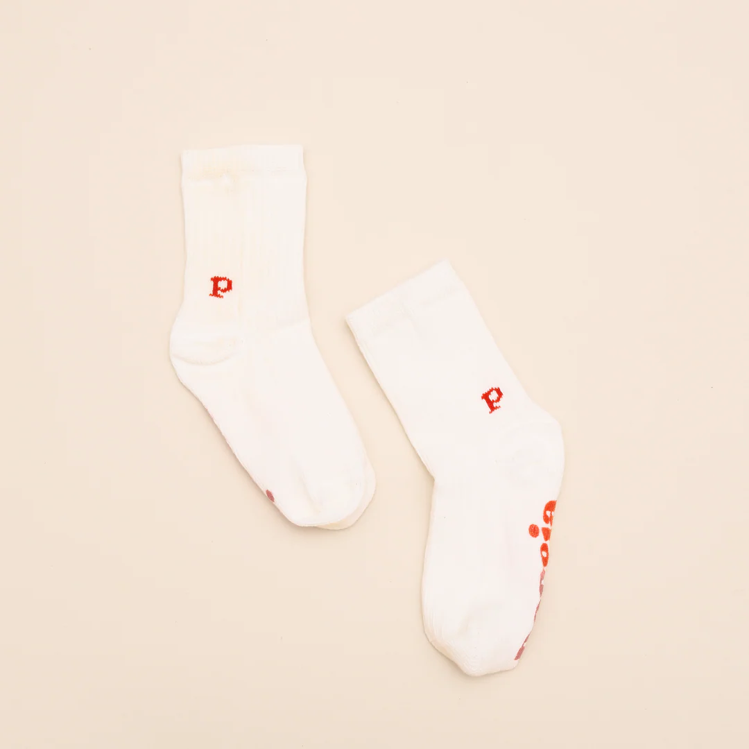 Baby Socken aus Bio-Baumwolle in Off-White, 3 Paar - Image 2