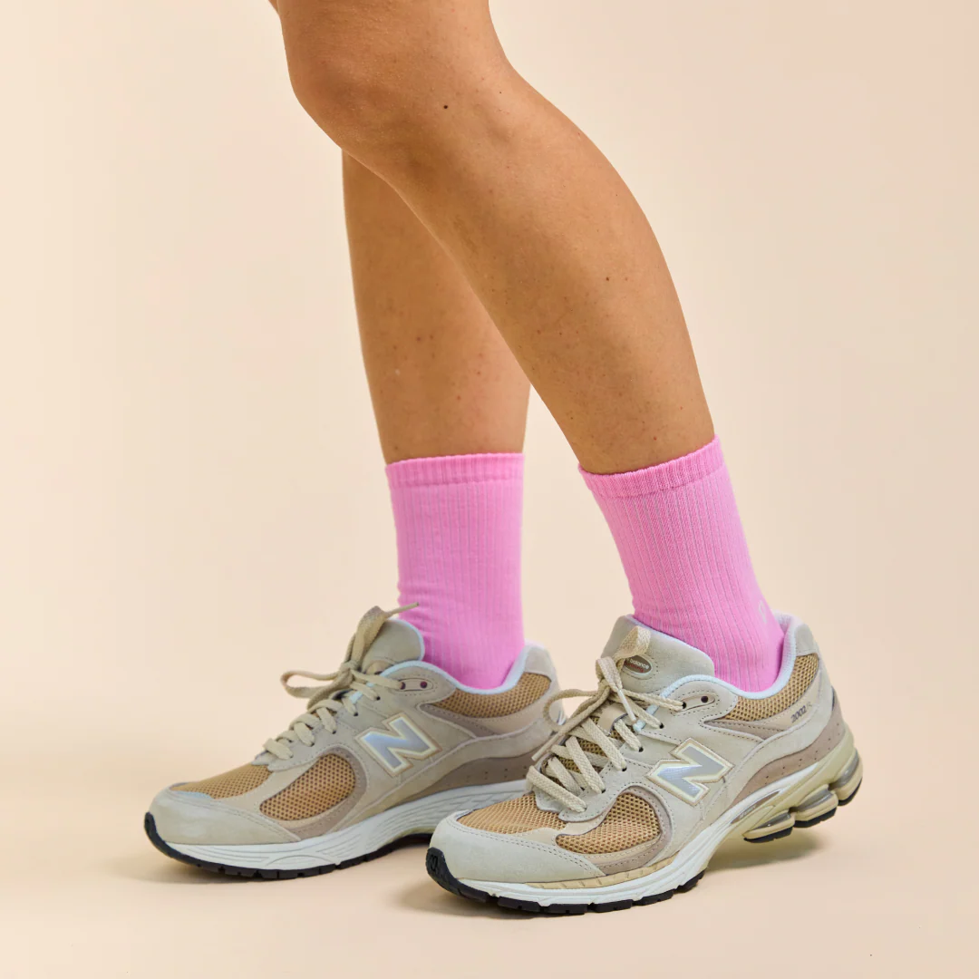 The Casual - Socken aus Bio-Baumwolle in Pink - Image 3
