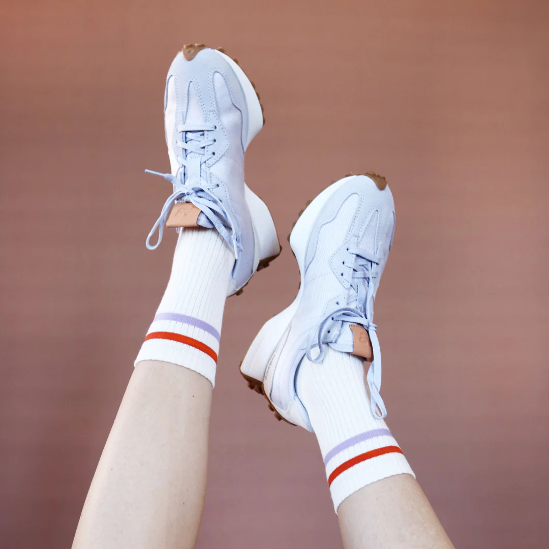 The Sporty Set: Socken aus Bio-Baumwolle in Off-White - Image 7