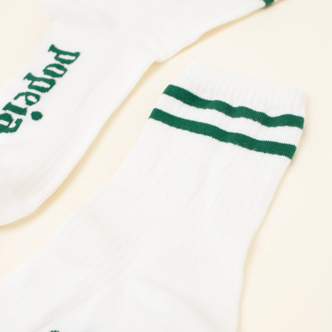 The Sporty - Socken aus Bio-Baumwolle in Grün - Image 3