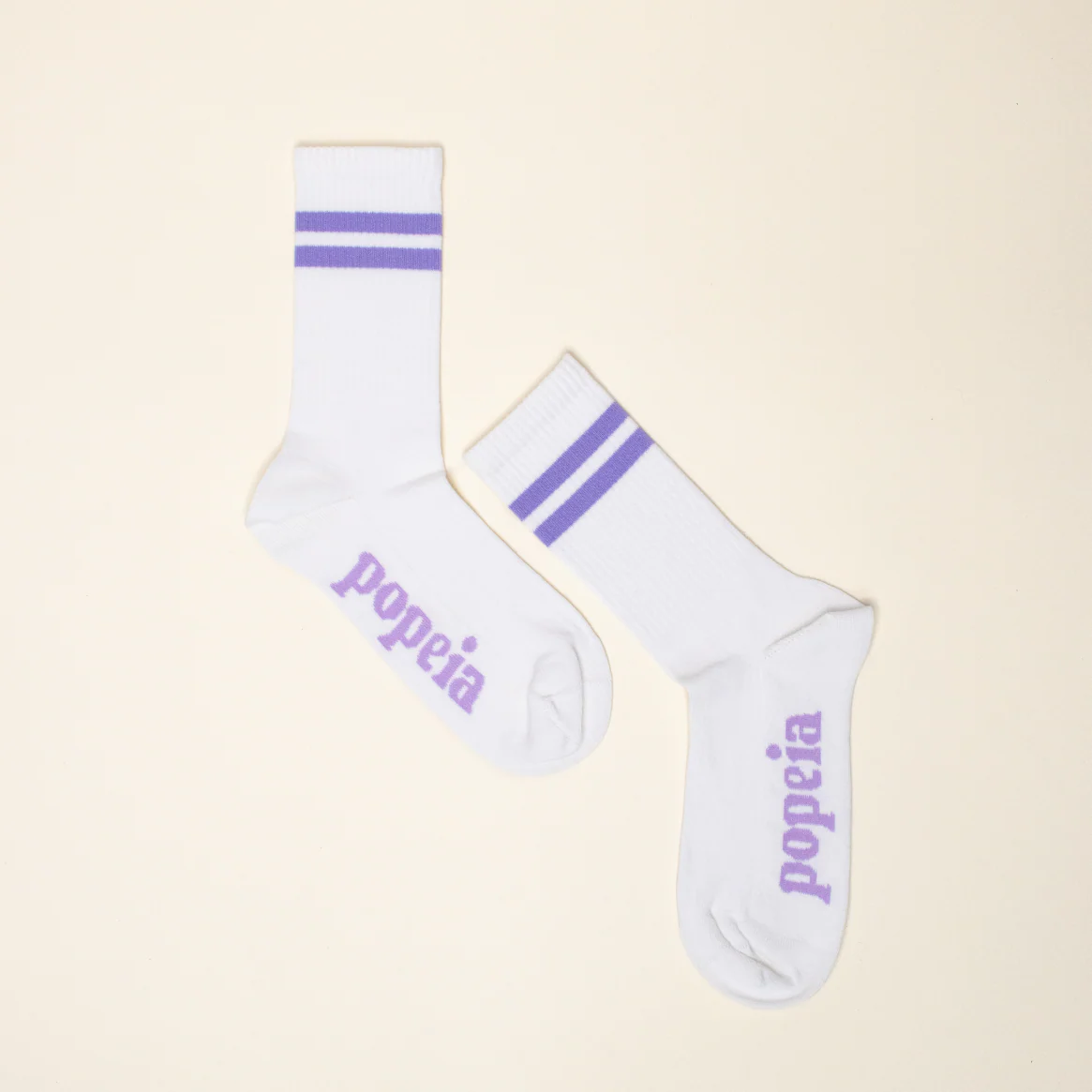 The Tennis 3er-Set: Socken aus Bio-Baumwolle in Off-White - Image 5