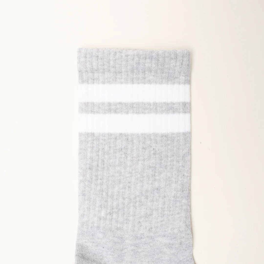 The Tennis - Socken aus Bio-Baumwolle in Grau - Image 5